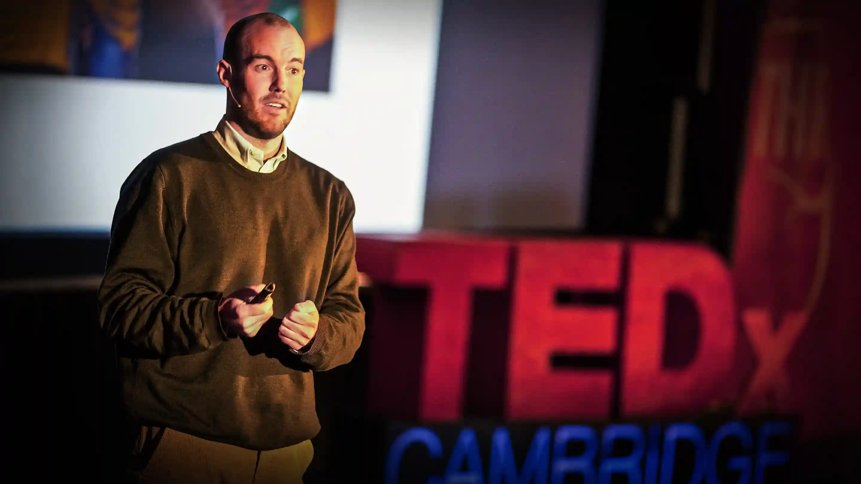 Michael Norton at his TED talk
